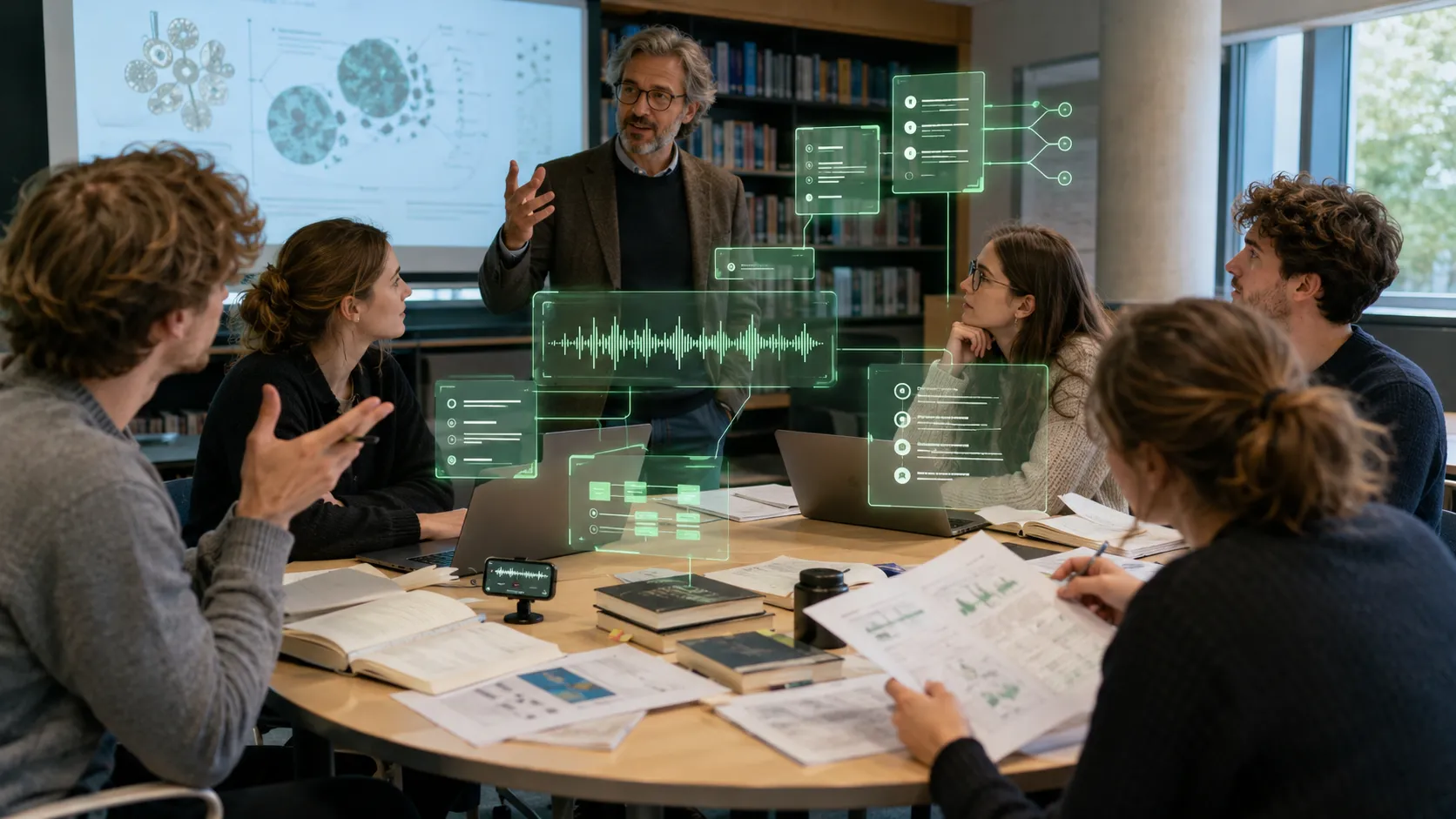AI meeting notes for seminars and research discussions