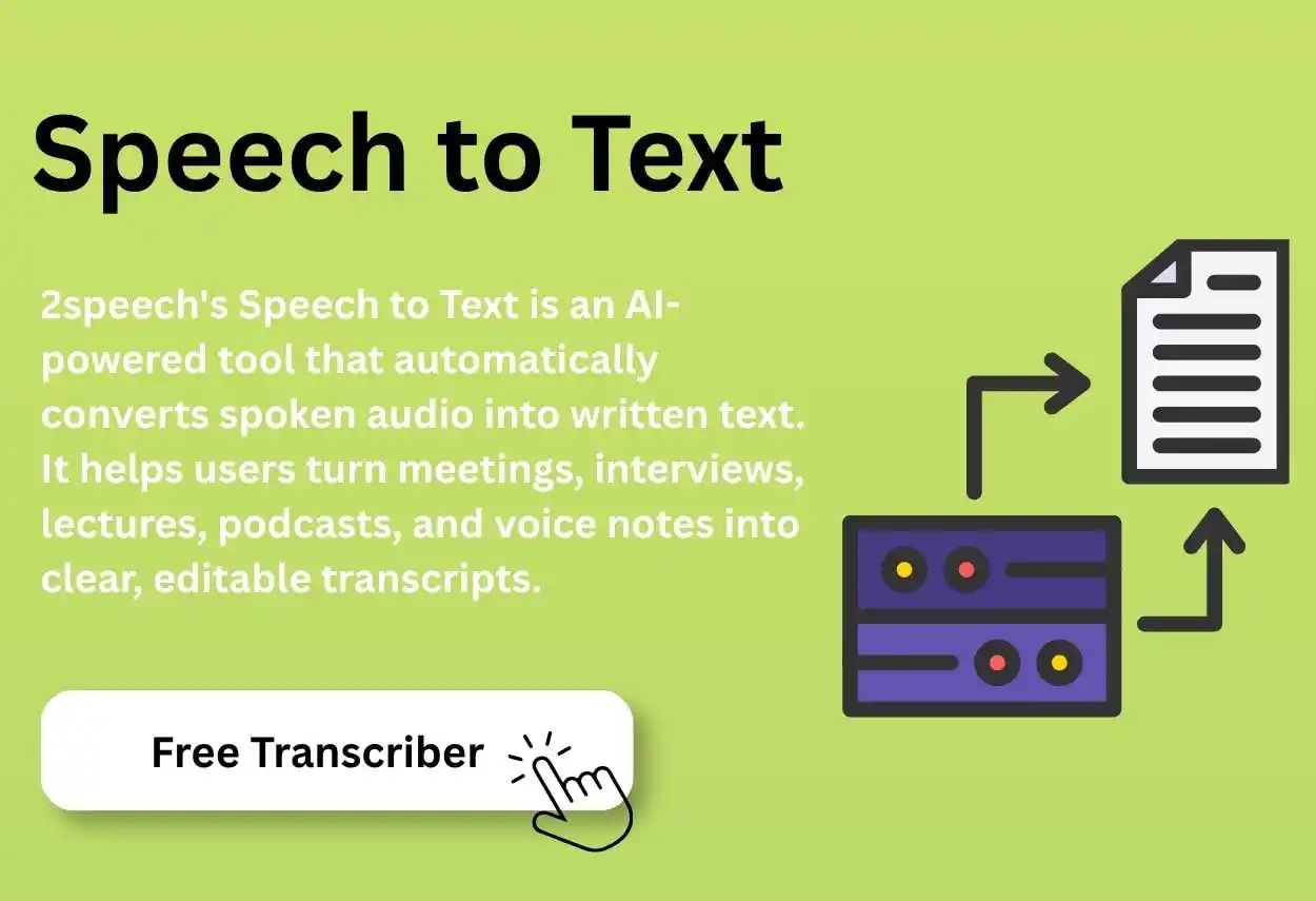 Speech to Text for Global Communication