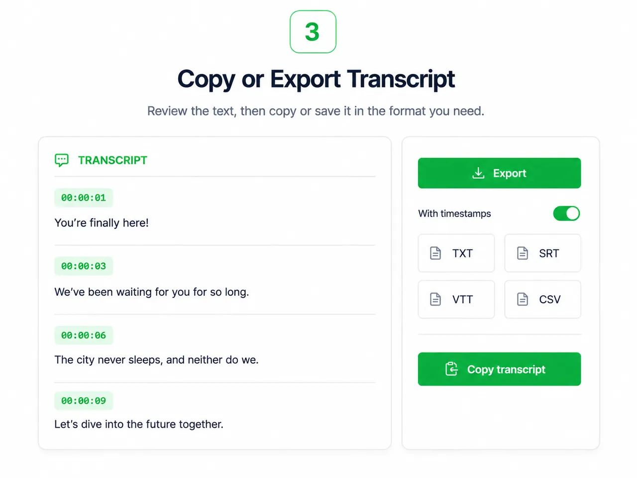 View, Copy, or Download the Text